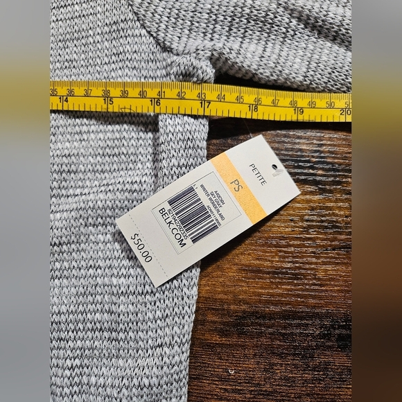 NWT Kim Rogers Open Front Lightweight Knit Cardigan Sweater Petite Small - Picture 8 of 8